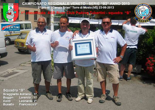 River Club Tubertini leader Regionale Veneto