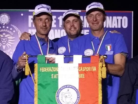 Campioni italiani 2015 canna da natante!