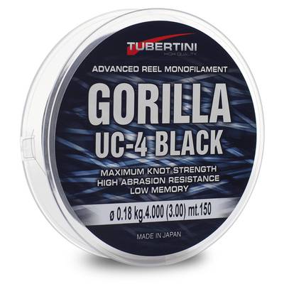 FilO Monofilo Tubertini Gorilla UC-4 Fluorocarbon 0.45mm - 100 Metri, Invisibile
